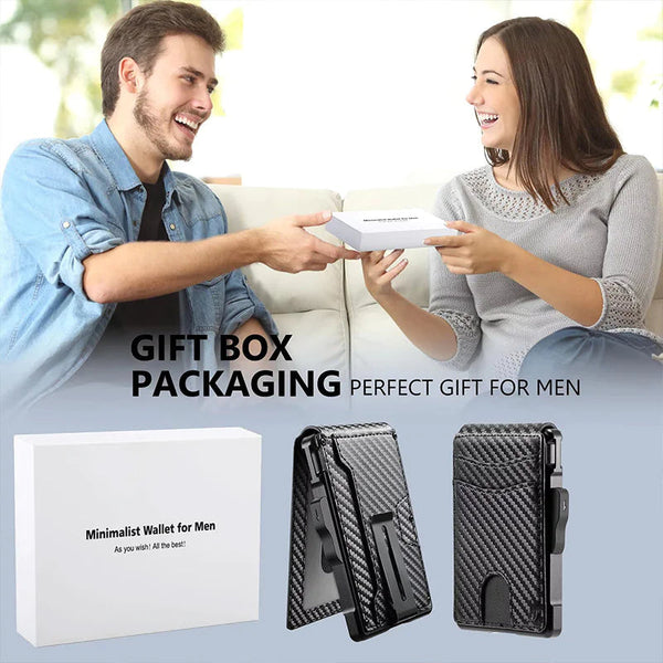 Magnetic Metal Card Holder Wallet